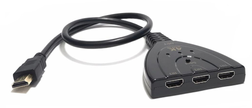 HDMI 4K M to 3xHDMI F 3-In-1-Out Switch
